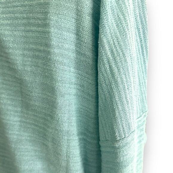 J. Jill - Lightweight Long Sleeve Crew Neck Pullover Sweater Turquoise Blue - Picture 5 of 10